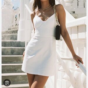 Princess polly white mini dress